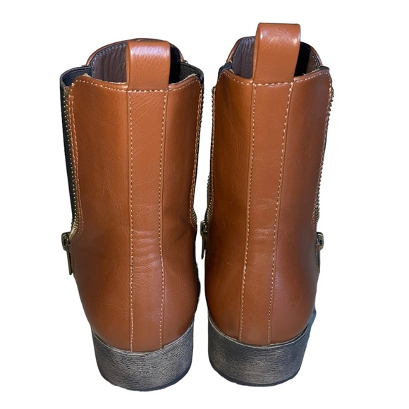 NWT Rocket Dog Camilla Tan Brown Chelsea Ankle Boots - Picture 4 of 9